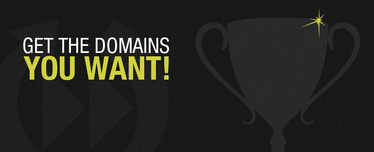 Get the domain you want.